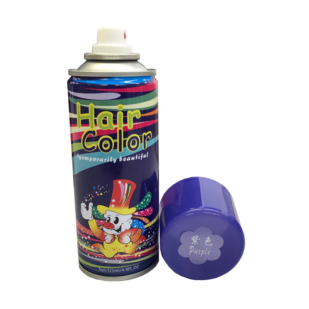 Hair Color Temporarily Color Hair Spray Purple (125ml) Shopee Malaysia