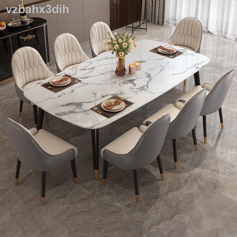 Quality Furniture Nordic Marble Dining, Modern Marble Dining Table