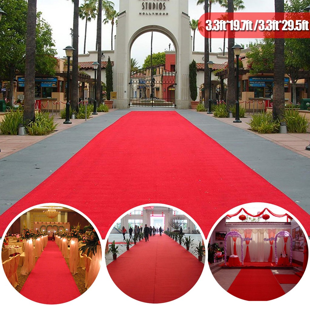 Celebrity Floor Runner Red Carpet Party Wedding Disposable Scene