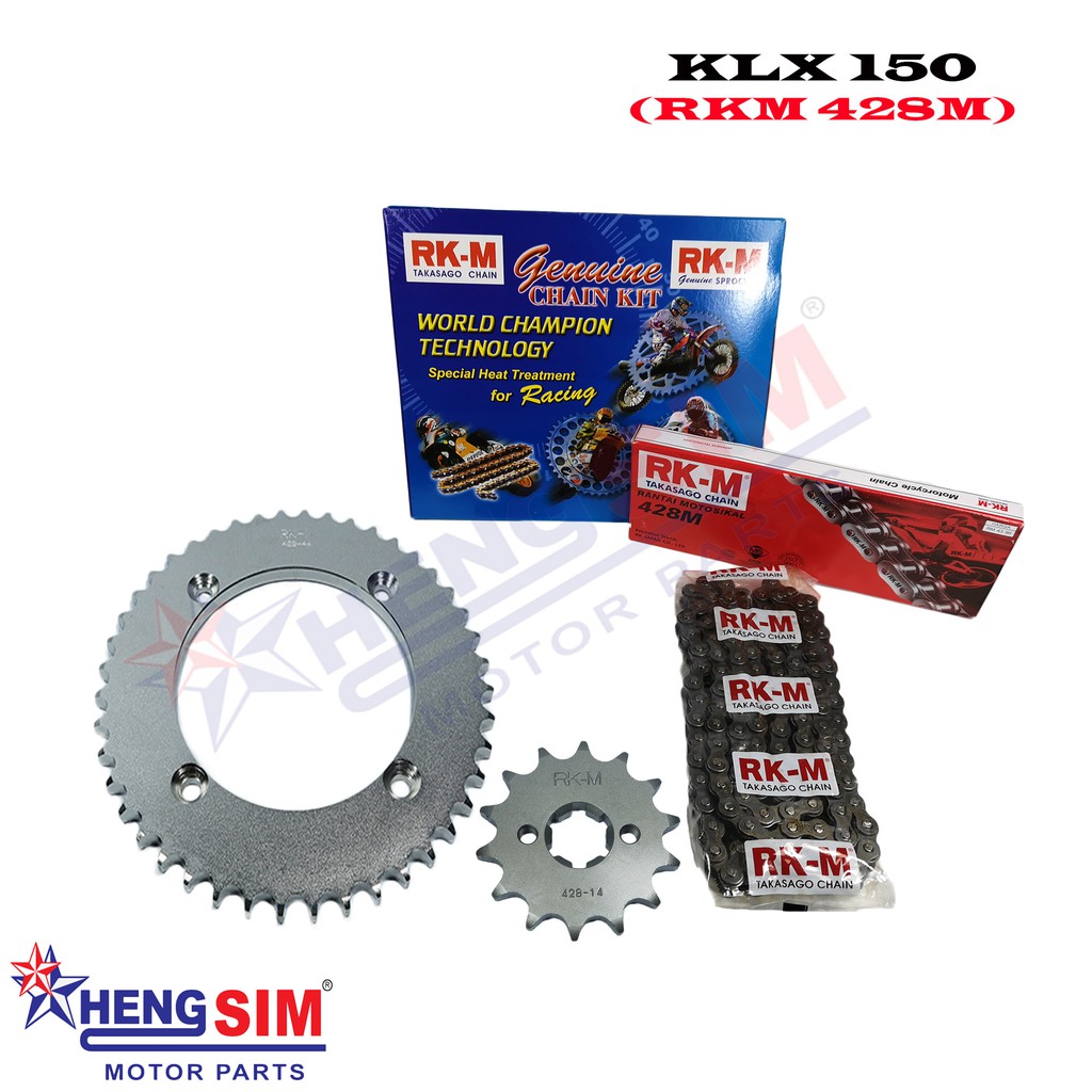 klx-150-rkm-428m-full-steel-sprocket-chain-set-kawasaki-shopee-malaysia