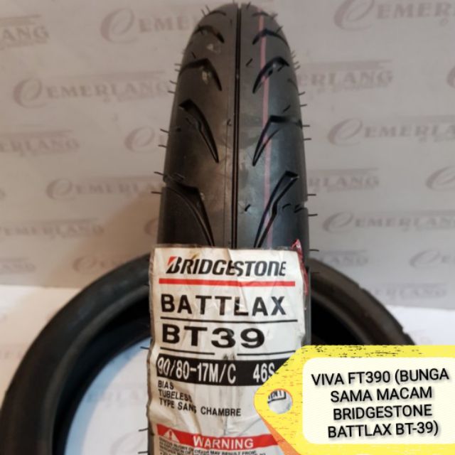 Bridgestone Battlax BT-39 punya bunga Jenama VIVA BUATAN MALAYSIA 