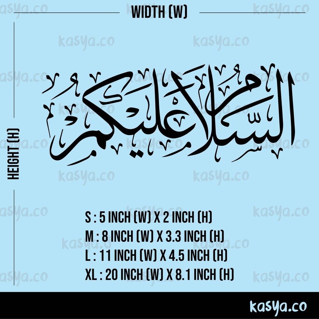 Tulisan Assalamualaikum Dalam Jawi : Daftar Tulisan Arab Bismillah ...