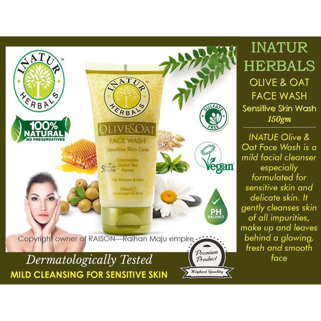 inatur face wash