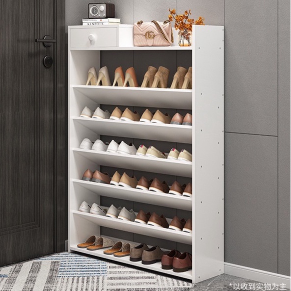 Finsso: Calix Wooden Shoe Rack / Shoe Cabinet /Rak Kasut