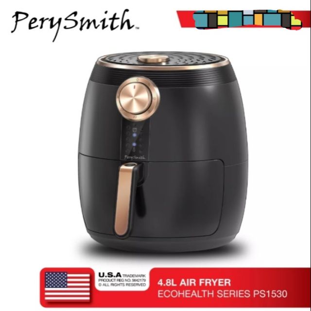 PerySmith 4.8L 3D Air Fryer [XL Size] Ecohealth II Series PS1530