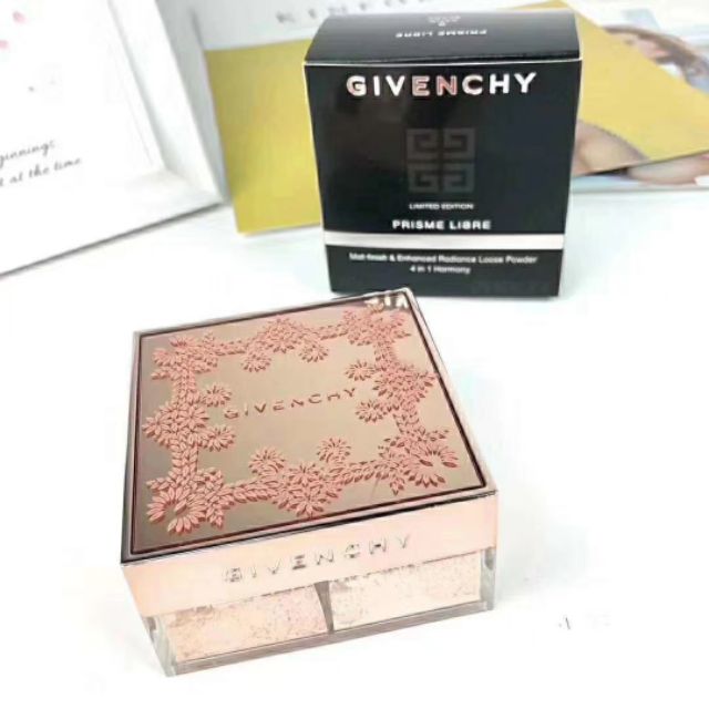 GIVENCHY PRISME LIBRE LIMITED EDITION MAT-FINISH  ENHANCED RADIANCE LOOSE  POWDER 4 IN 1 HARMONY | Shopee Malaysia