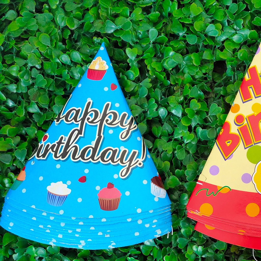 Birthday Party Hat Big Small Topi Hari Jadi Besar Kecil 生日派对帽子大 小 6pcs 12pcs Set Random Colour 颜色随机 1734 1733 Shopee Malaysia