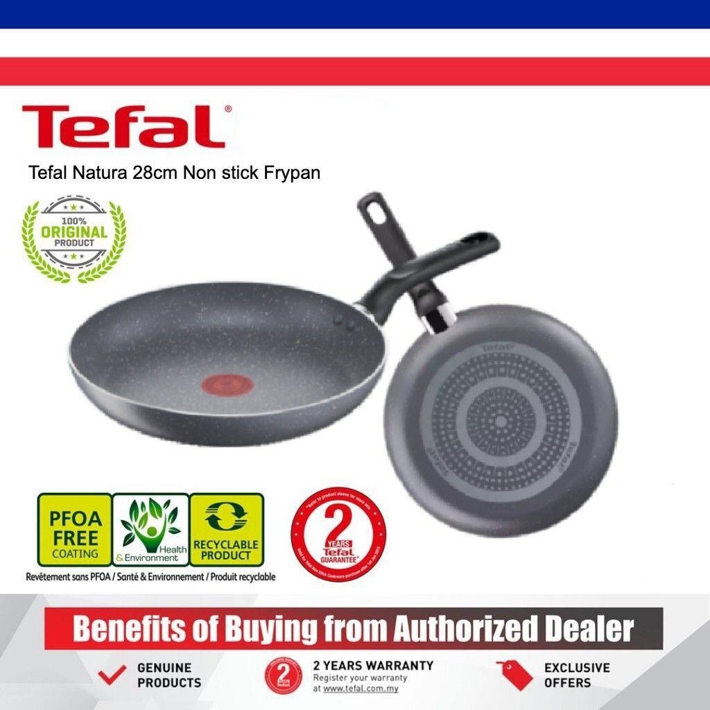 READY STOCK Tefal Natura 28cm Non stick Frypan Fry Pan Cookware B22606 ...