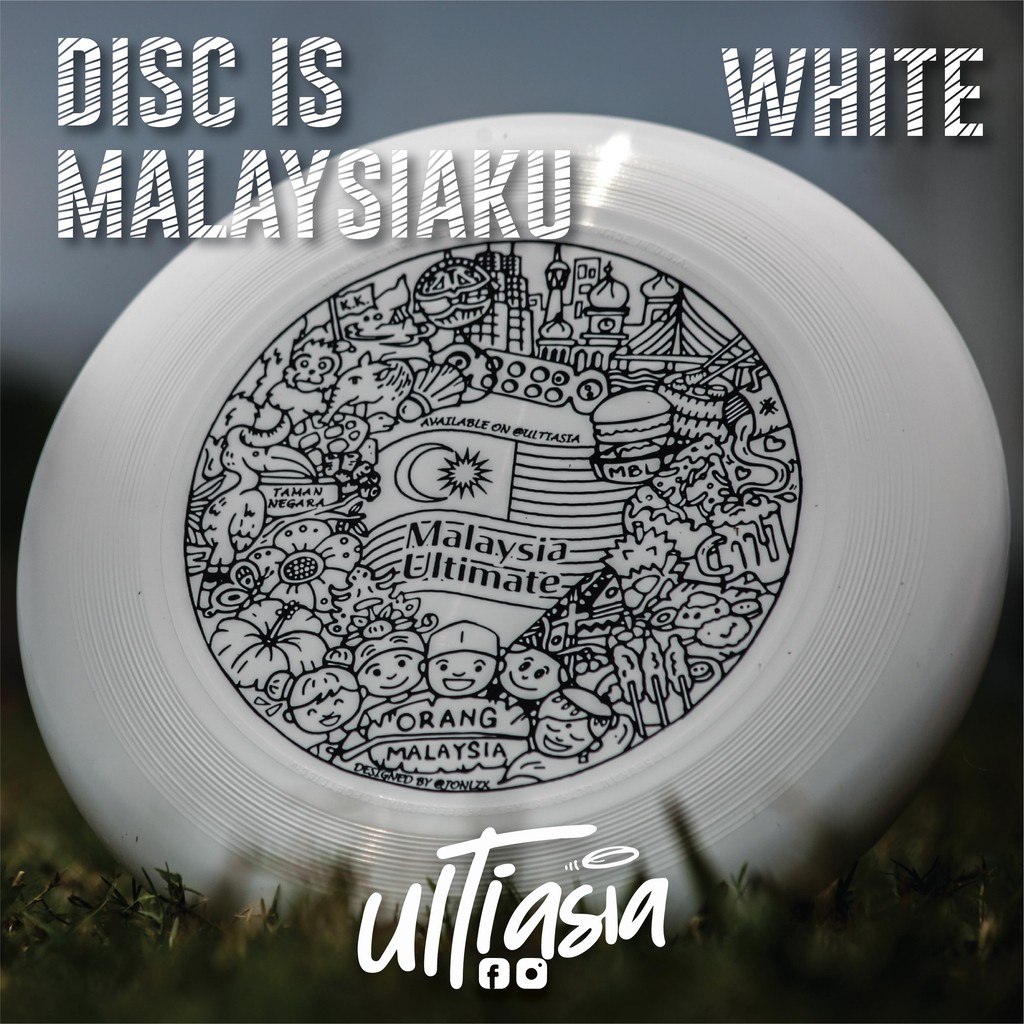 Ultimate Frisbee Disc USA Discraft "Disc is Malaysiaku" Design 