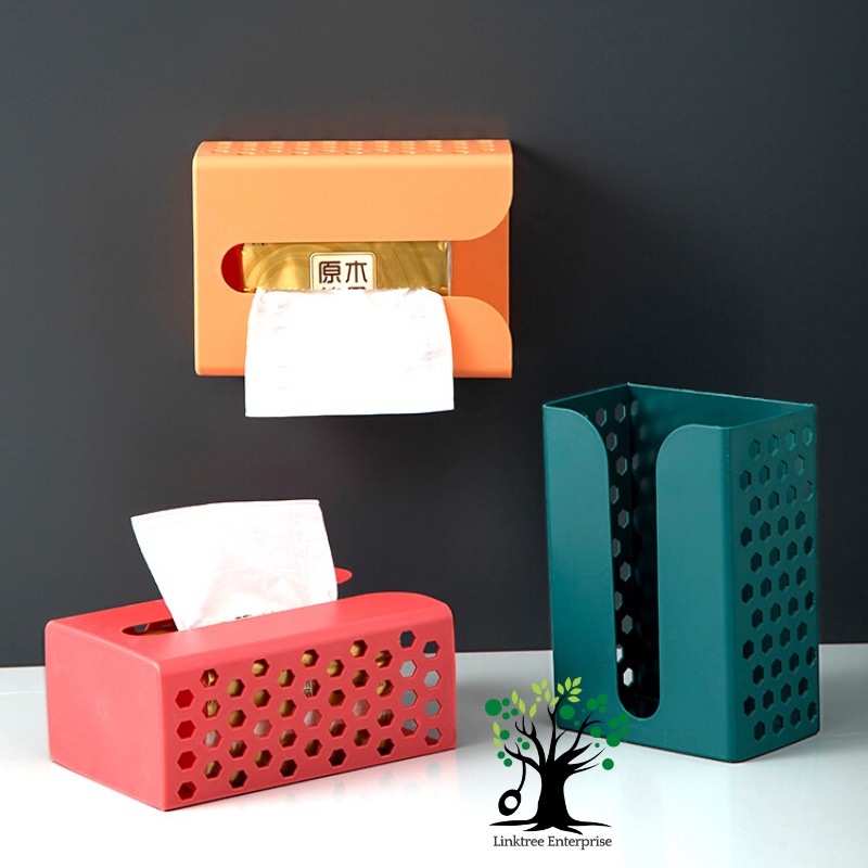 Link3 Wall Mounted Tissue Box / Kitchen Tissue Storage Box/ Facial