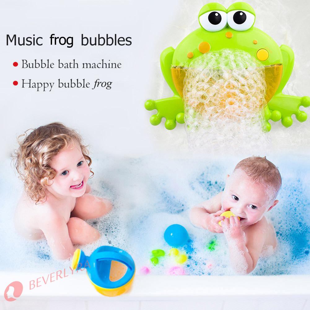 bathtub bubble frog