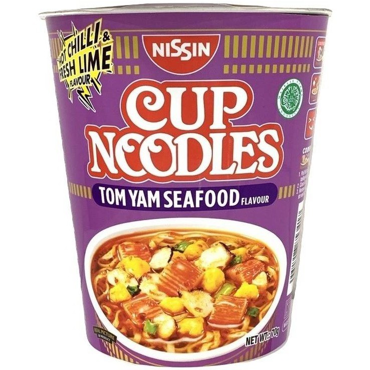 Nissin Cup Noodle Tom Yum Seafood Flavor 70g Shopee Malaysia