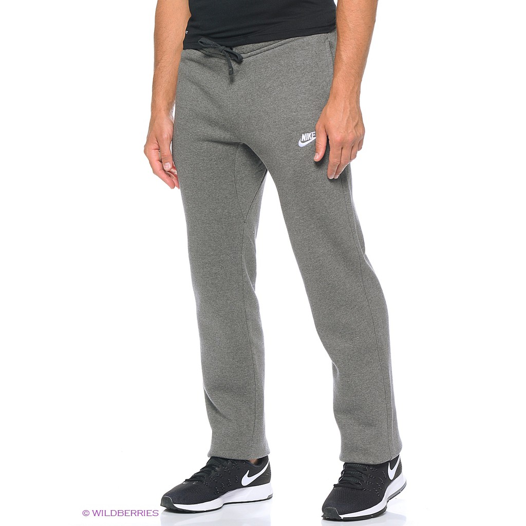 nike club swoosh open hem jogger