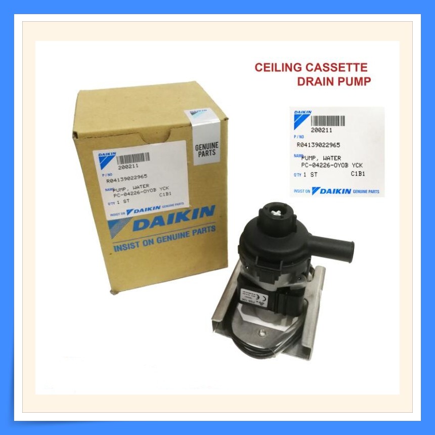 DAIKIN YORK ACSON CEILING CASSETTE DRAIN PUMP WATER PUMP DRAINAGE PUMP (R04139022965) Shopee