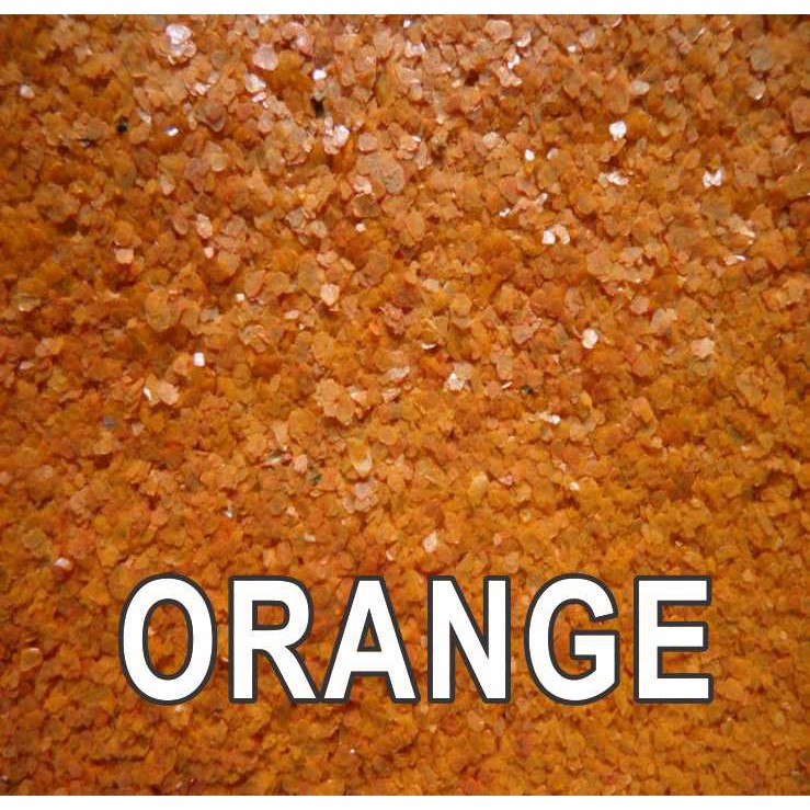 ORANGE / FULL SET ( TOOL 1L PRIMER/1L CLEAR /1KG FLAKE ) Epoxy Colour Flake Coating Toilet Floor Tile Leaking Waterproof