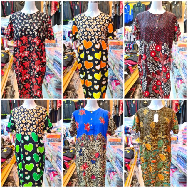  BAJU  BATIK BAJU  DRESS BAJU  BATIK TIDUR FREE SIZE GOOD  