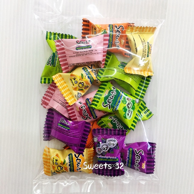 Lot 100 Sour+ Assorted Flavoured Gummy 15pcs Shopee Malaysia