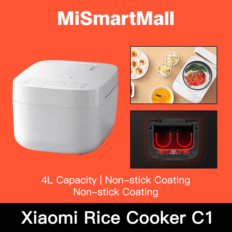 1.5L/1.6L/3L/4L Xiaomi Smart Mini Rice Cooker No IH Induction Heating Appointment LED Display Electric Cookers