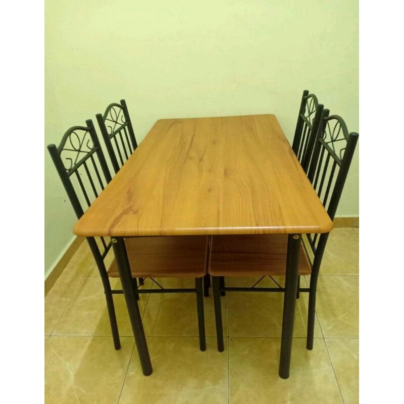 SET MEJA MAKAN DINING TABLE 4 KERUSI Shopee Malaysia SET MEJA MAKAN DINING TABLE 4 KERUSI Shopee Malaysia