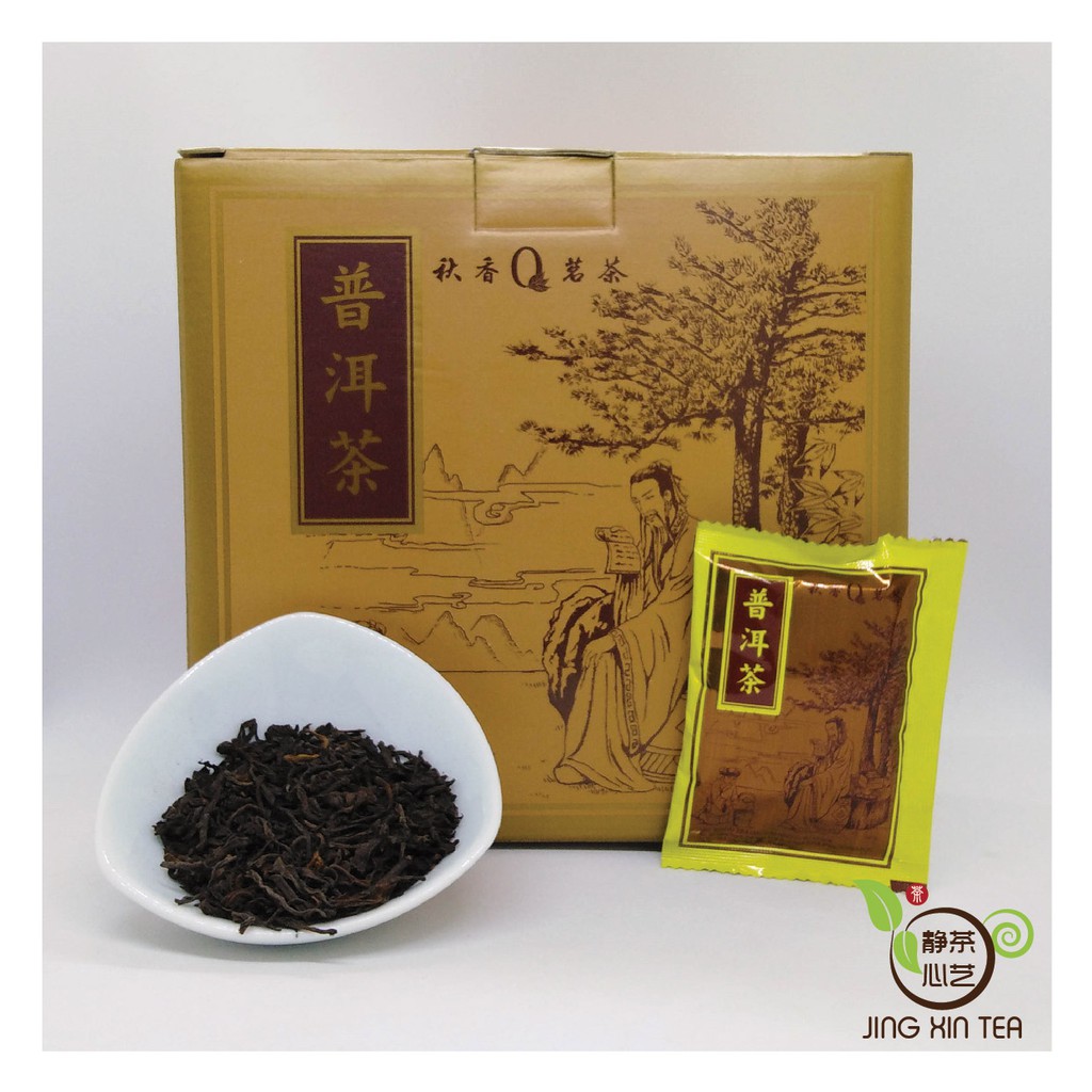 中国茶 秋香普洱茶 Chinese Tea Qiu Xiang Pu Er Tea Teh Cina 100packs X 8g Shopee Malaysia