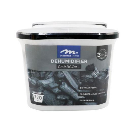 Dehumidifier Charcoal 3x 720ml / Meadows Dehumidifier Lavender 3X720ml