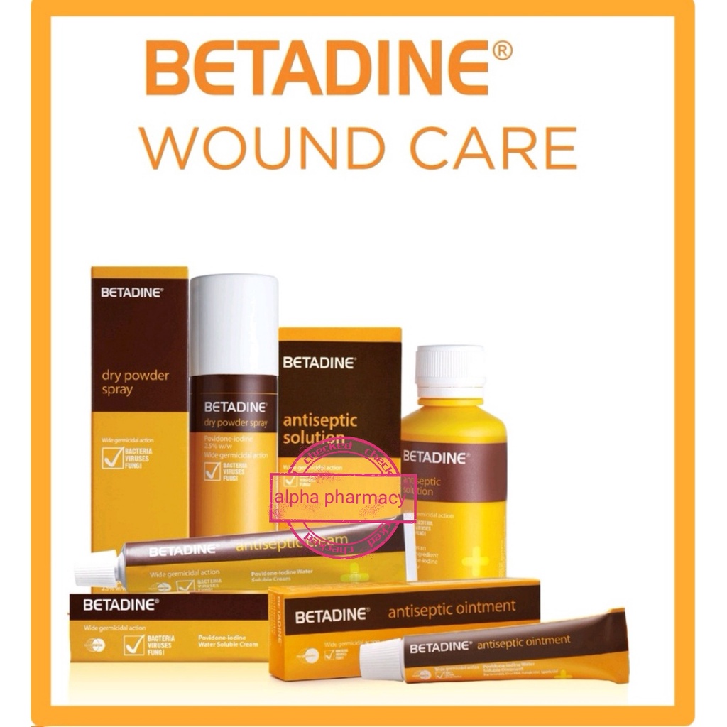 BETADINE Wound Care Range Shopee Malaysia