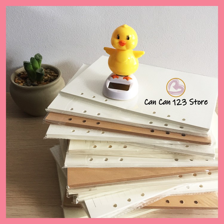 Refill Paper 45 Sheets A5 A6 Planner Refill Paper 6 Holes Loose Leaf Diary Notebook Journal Insert