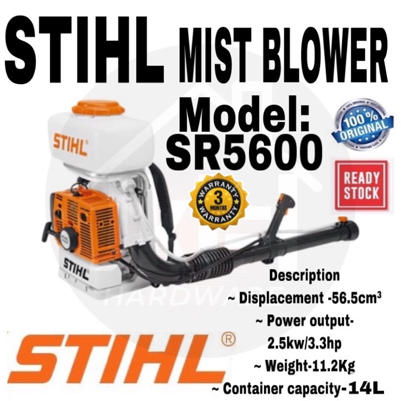 Stihl Mist Blower Sr5600 Pump Baja Shopee Malaysia