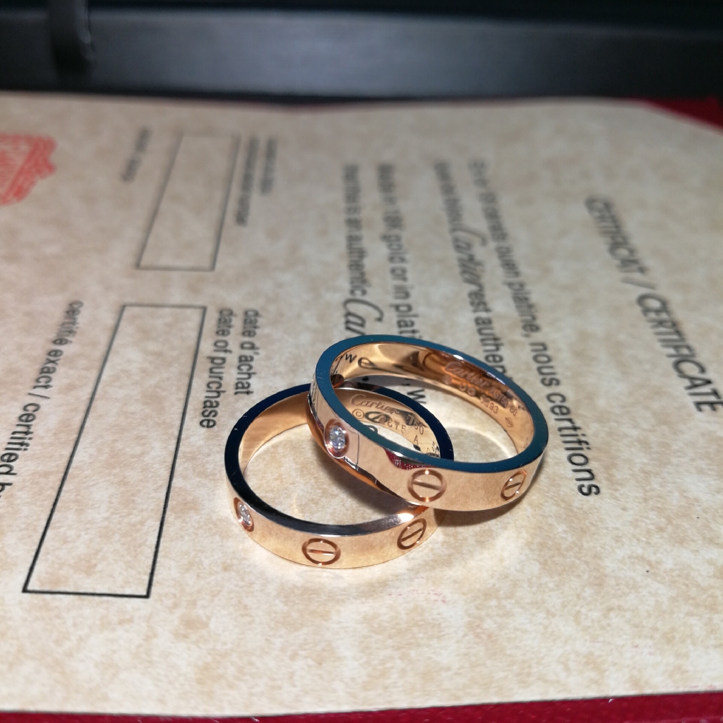 cartier ring for couple