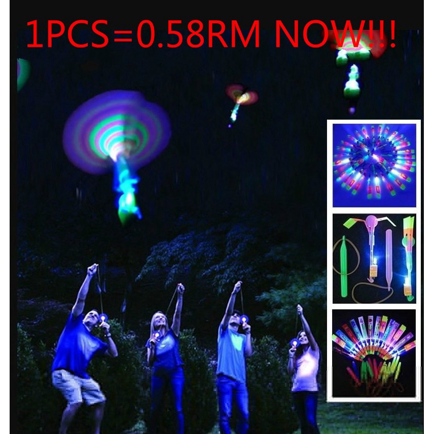 arrow helicopter fairy flying toy with led