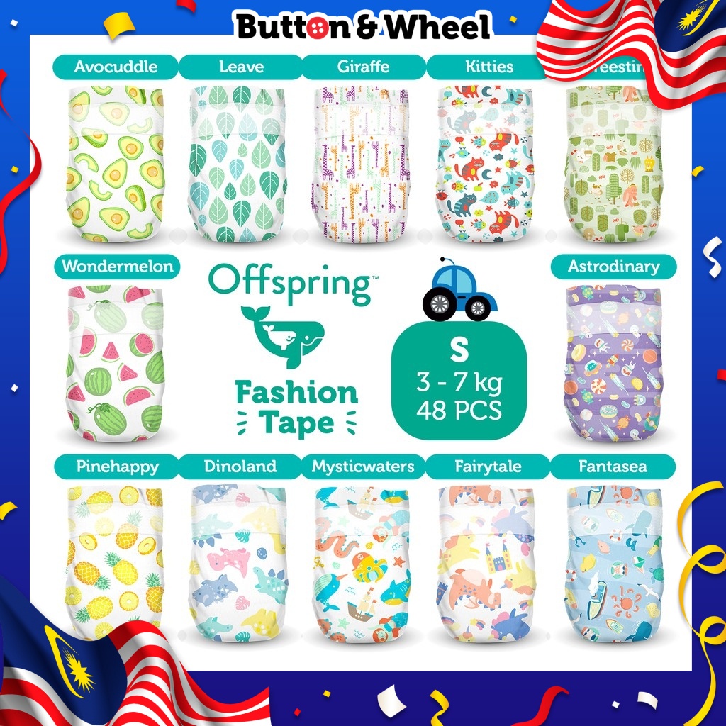 Offspring Fashion Diapers Shopee Malaysia