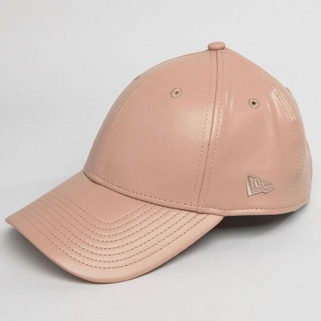 blush pink baseball cap