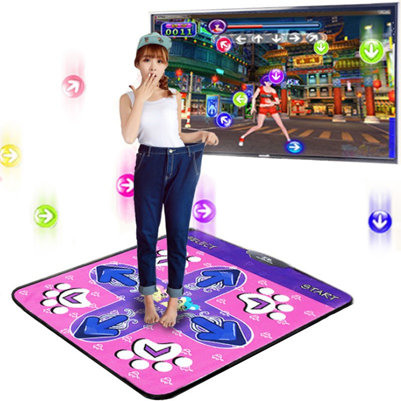 Usb Non Slip Dancing Step Dance Mat Pad Single Dual Use For Pc Tv