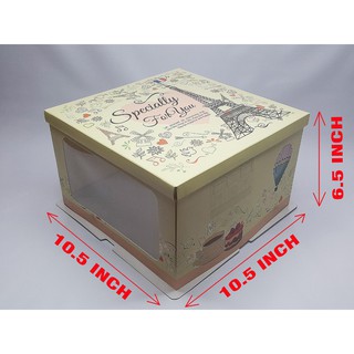  Kotak Kek  Cake Box Size 10 5 x 10 5 x 6 5 inch 