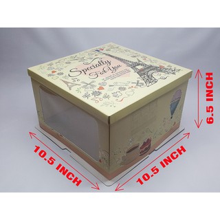 Kotak Kek Cake Box Size 10 5 x 10 5 x 6 5 inch Kotak Kek Cake Box Size 10 5 x 10 5 x 6 5 inch