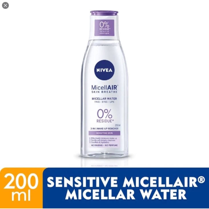 nivea micellar water sensitive skin