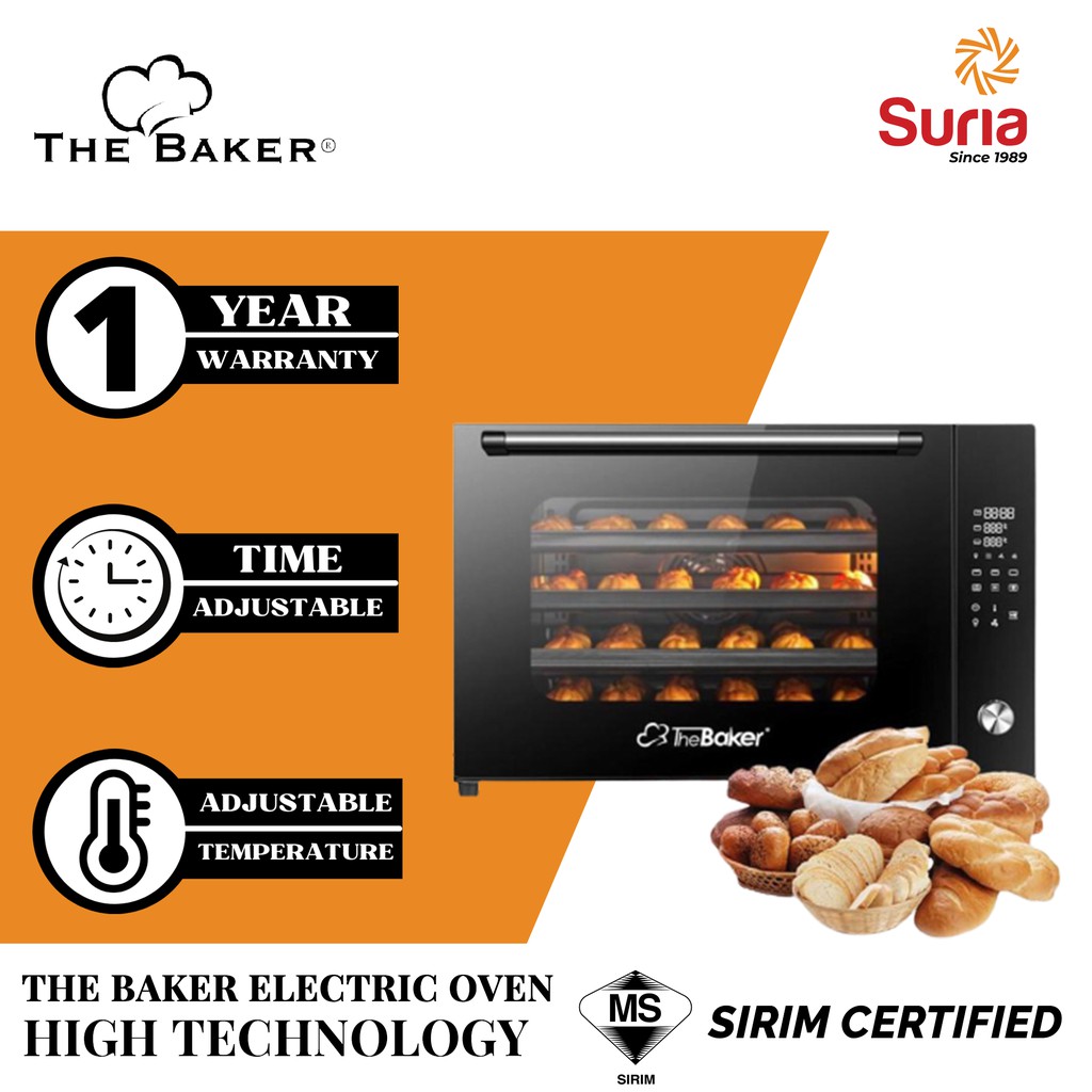 The Baker 100L Digital Electric Oven ESM100DG ESM100DG Shopee Malaysia