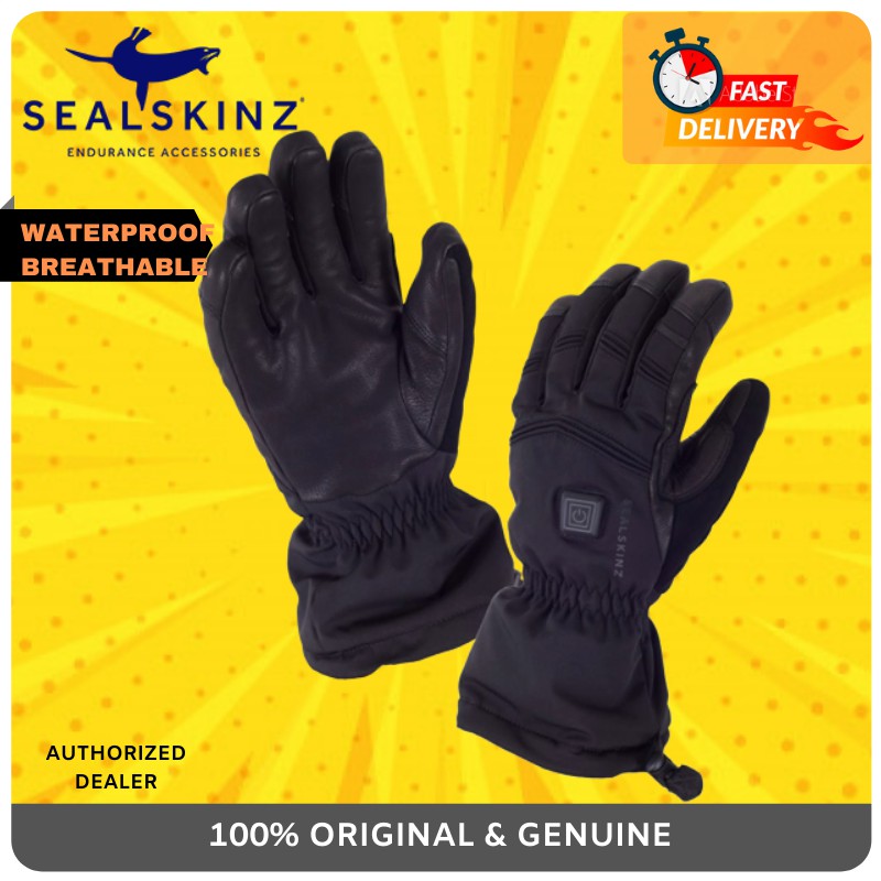 sealskinz cold weather heated cycle