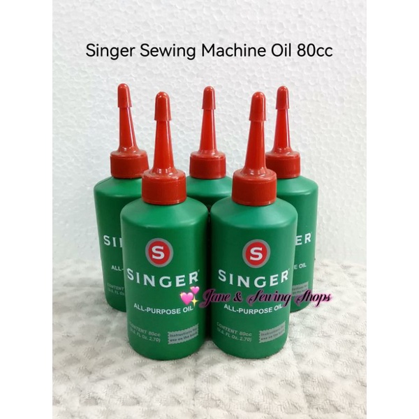 Singer Sewing Machine Oil 80cc / Minyak Mesin Jahit Singer 80cc (1 PC