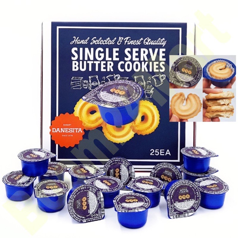 single serve butter cookies