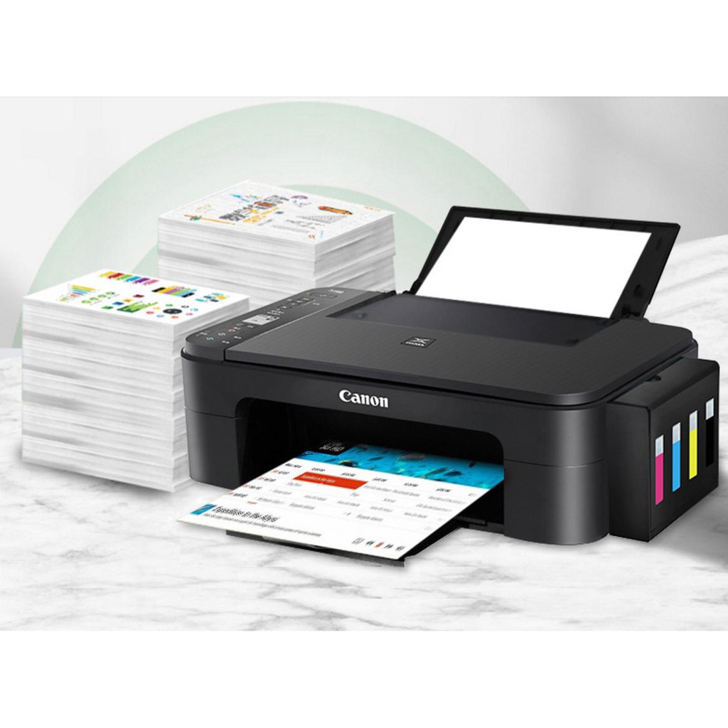 Canon PIXMA E3370 Printer with CISS Tank (Print,Scan,Copy,Wifi