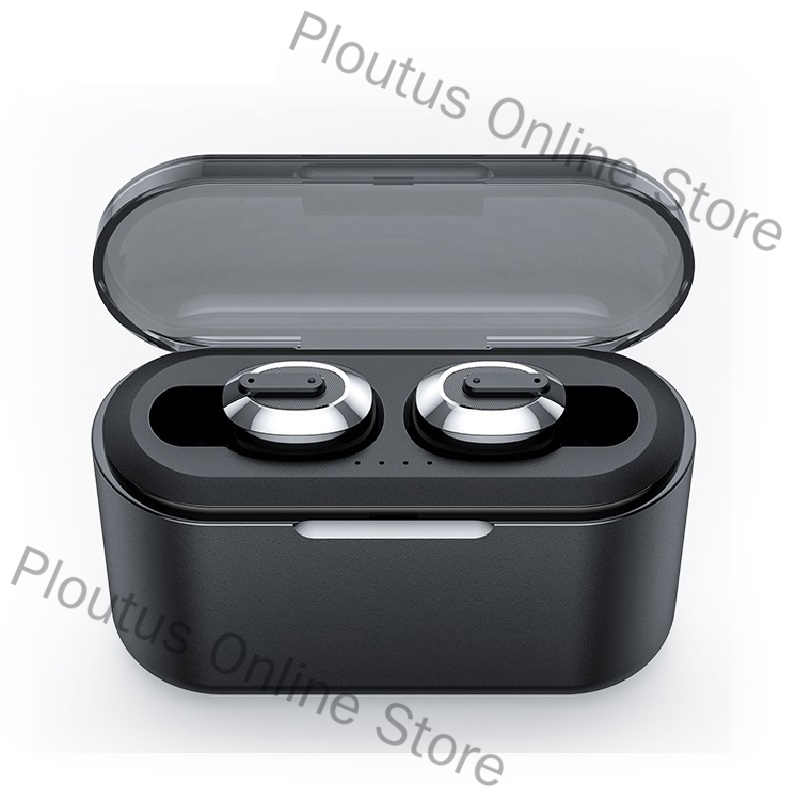 Ploutus Online Store Bluetooth Earphone Sports Wireless Mini HiFi Handsfree Headphone Stereo Sound Earbuds Gaming Headse