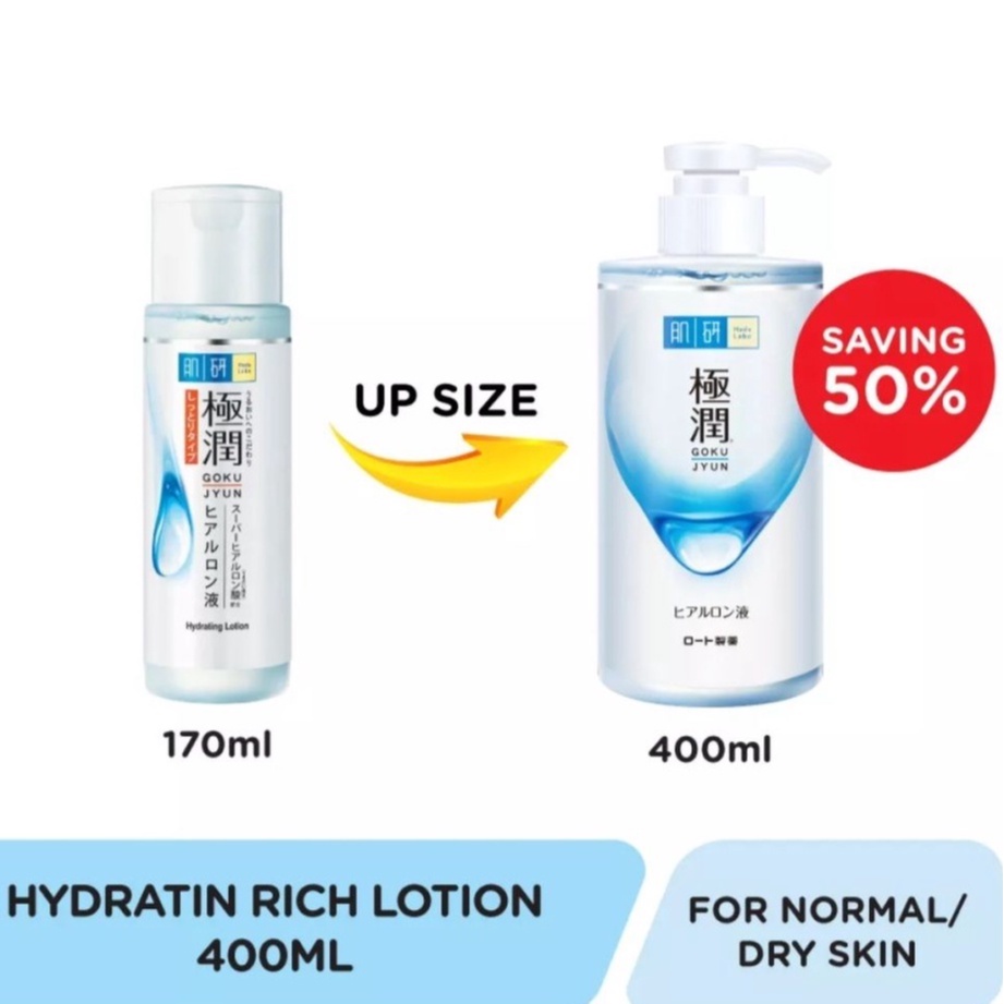 Hada Labo Goku jyun Hydrating Lotion 400ml 400 ml | Shopee Malaysia