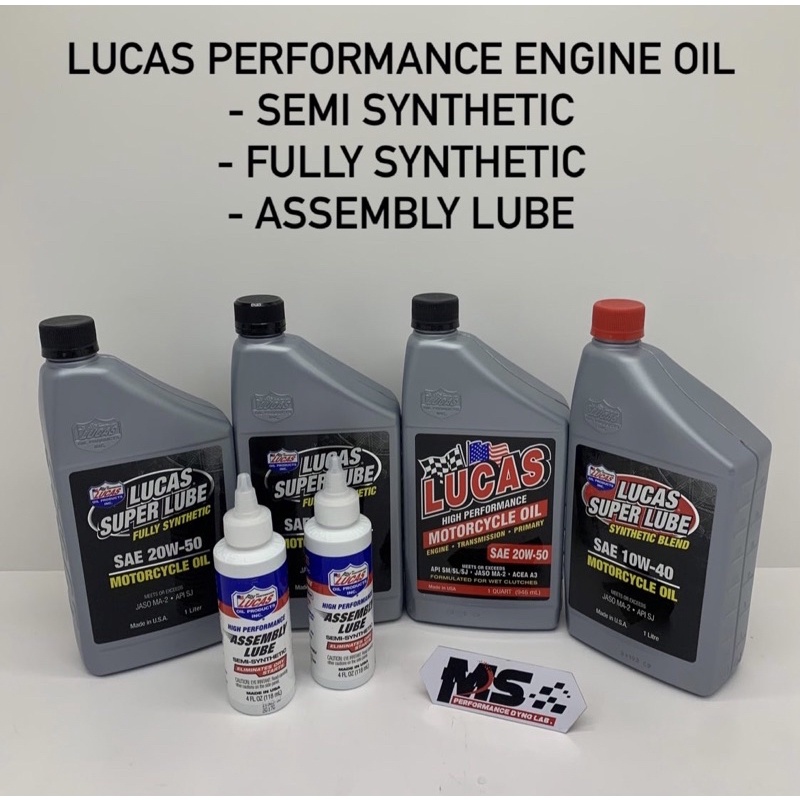 Lucas Motorcycle Engine Oil, Assembly Lube 100 Original Shopee Malaysia