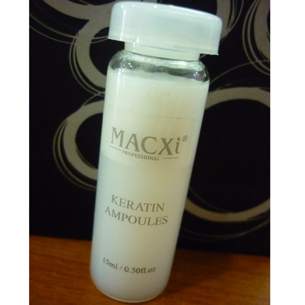 Macxi Keratin Hair Repair Ampoules 15ml Shopee Malaysia