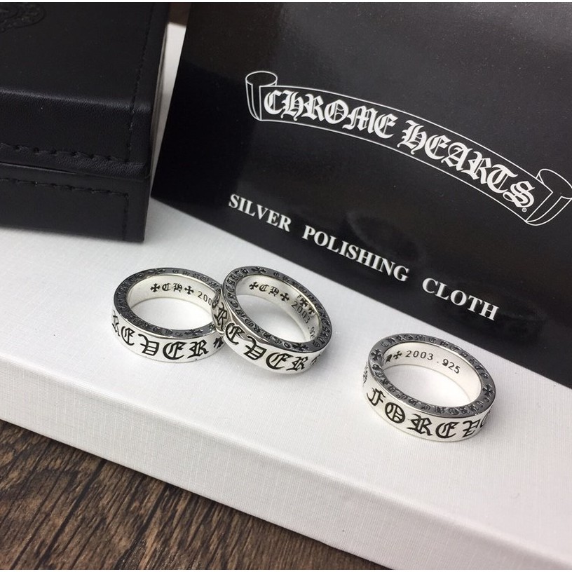 Ifashion Authentic Chrome Hearts Unisex Ring Men S Ring Women S Ring Size 6 7 8 9cm Shopee Malaysia