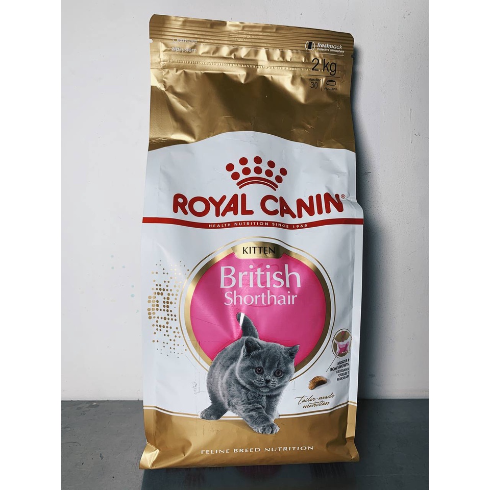 ROYAL CANIN BRITISH SHORT HAIR KITTEN 2kg (NEW PACK) | Shopee Malaysia