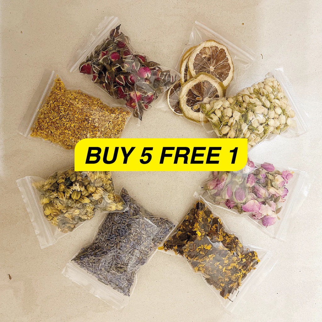 [BELI 5 PERCUMA 1] Pek Mini 10g Teh Bunga Kering [BUY 5 FREE 1] Mini Pack 10g Dried Flower Tea 养生花茶