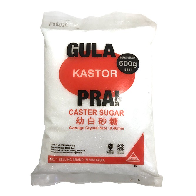 Gula Kastor Prai 500g Shopee Malaysia