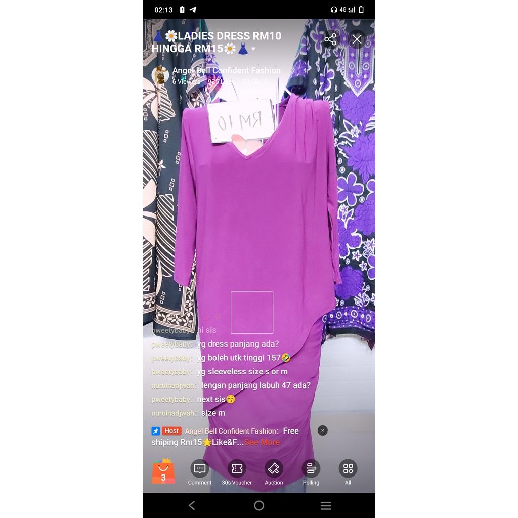 Shopee Live (Ladies Clothes) Shopee Malaysia